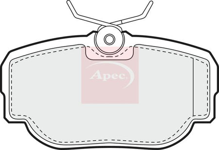 Apec PAD908 Brake Pad Set, disc brake - 1