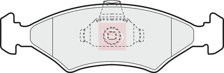Apec PAD909 Brake Pad Set, disc brake - 1