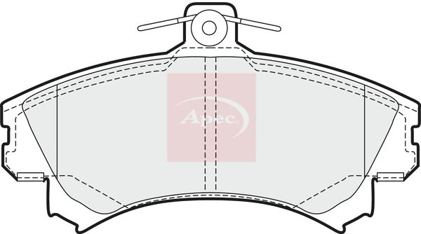 Apec PAD912 Brake Pad Set, disc brake - 1
