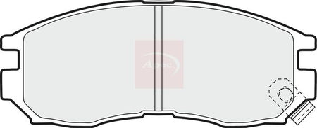 Apec PAD914 Brake Pad Set, disc brake - 1