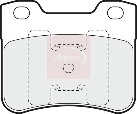 Apec PAD917 Brake Pad Set, disc brake - 1