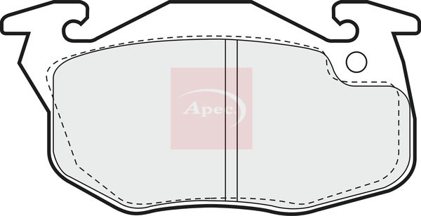 Apec PAD920 Brake Pad Set, disc brake - 1
