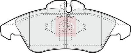 Apec PAD921 Brake Pad Set, disc brake - 1