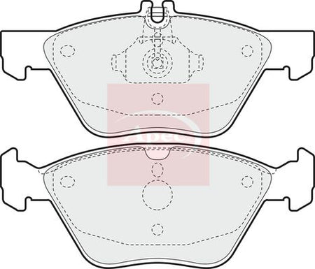 Apec PAD923 Brake Pad Set, disc brake - 1