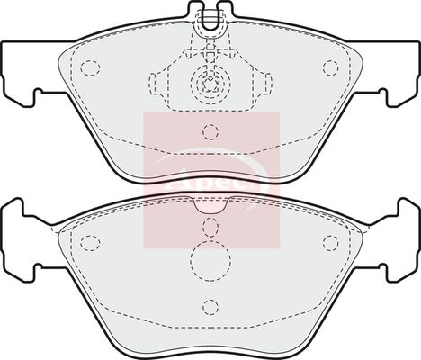 Apec PAD923 Brake Pad Set, disc brake - 1