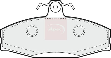 Apec PAD924 Brake Pad Set, disc brake - 1