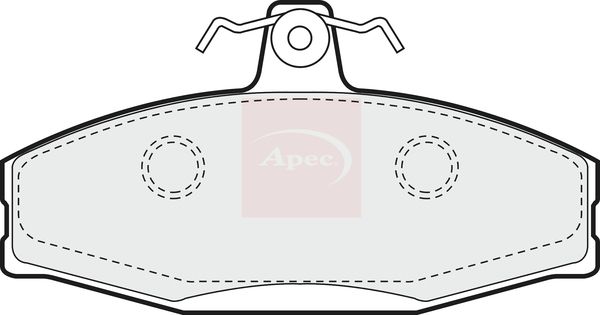 Apec PAD924 Brake Pad Set, disc brake - 1