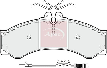 Apec PAD928 Brake Pad Set, disc brake - 1