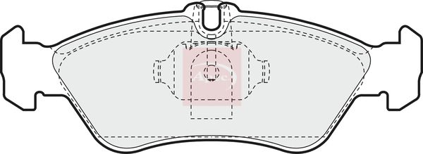 Apec PAD929 Brake Pad Set, disc brake - 1