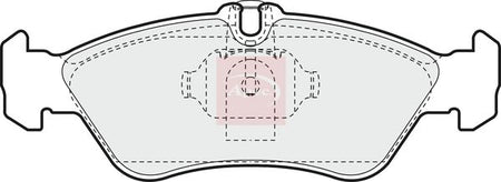 Apec PAD929 Brake Pad Set, disc brake - 1