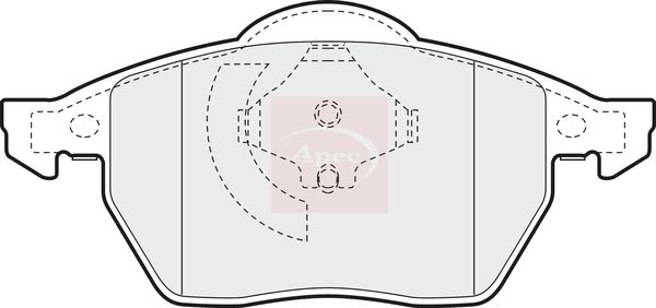 Apec PAD930 Brake Pad Set, disc brake - 1