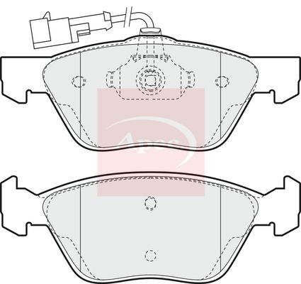 Apec PAD937 Brake Pad Set, disc brake - 1