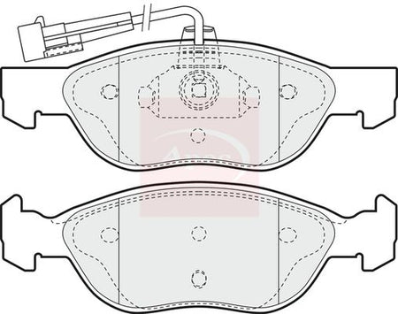 Apec PAD938 Brake Pad Set, disc brake - 1