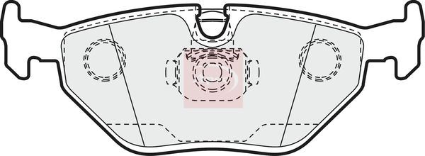 Apec PAD942 Brake Pad Set, disc brake - 1