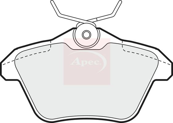 Apec PAD943 Brake Pad Set, disc brake - 1