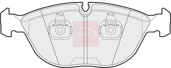 Apec PAD944 Brake Pad Set, disc brake - 1
