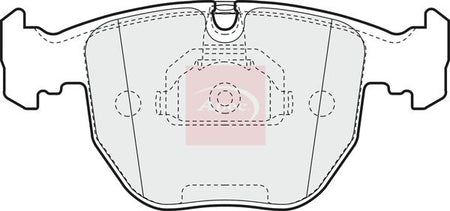 Apec PAD948 Brake Pad Set, disc brake - 1