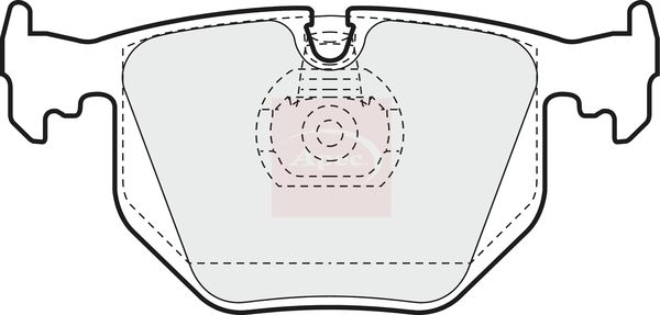 Apec PAD956 Brake Pad Set, disc brake - 1