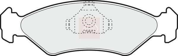 Apec PAD959 Brake Pad Set, disc brake - 1
