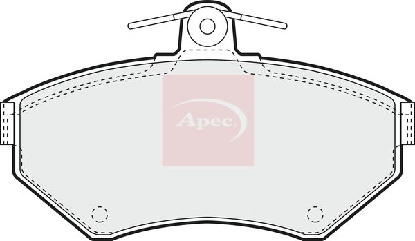 Apec PAD961 Brake Pad Set, disc brake - 1