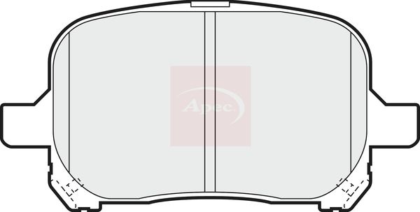 Apec PAD962 Brake Pad Set, disc brake - 1