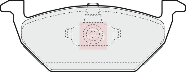 Apec PAD966 Brake Pad Set, disc brake - 1