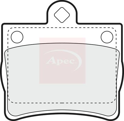 Apec PAD967 Brake Pad Set, disc brake - 1