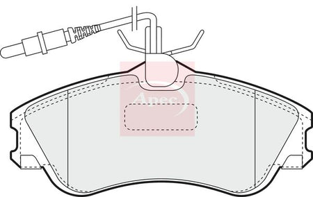 Apec PAD970 Brake Pad Set, disc brake - 1