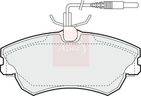 Apec PAD975 Brake Pad Set, disc brake - 1