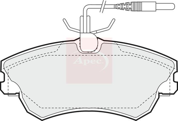 Apec PAD975 Brake Pad Set, disc brake - 1