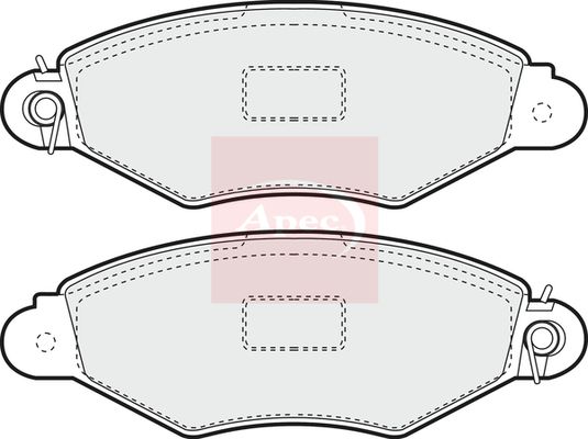 Apec PAD976 Brake Pad Set, disc brake - 1