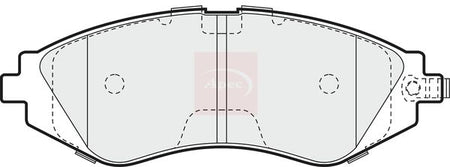 Apec PAD980 Brake Pad Set, disc brake - 1