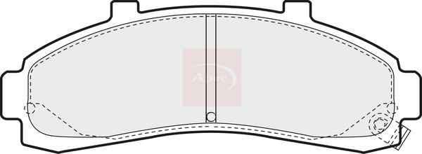 Apec PAD988 Brake Pad Set, disc brake - 1