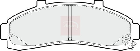 Apec PAD988 Brake Pad Set, disc brake - 1
