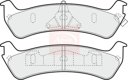Apec PAD990 Brake Pad Set, disc brake - 1