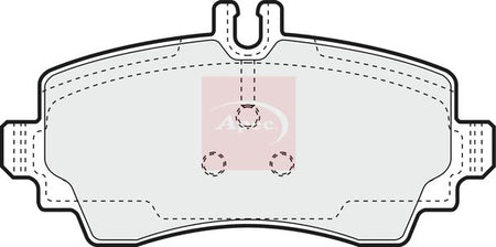 Apec PAD993 Brake Pad Set, disc brake - 1