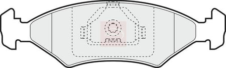 Apec PAD995 Brake Pad Set, disc brake - 1