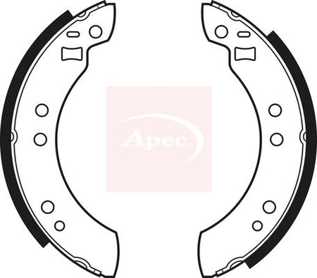Apec SHU244 Brake Shoe Set - 1