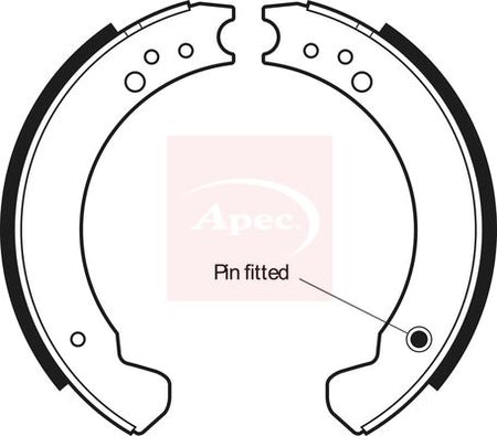 Apec SHU267 Brake Shoe Set - 1