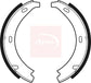 Apec SHU363 Brake Shoe Set, parking brake - 1