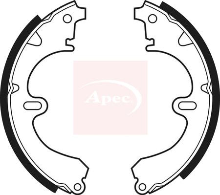 Apec SHU369 Brake Shoe Set - 1