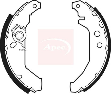 Apec SHU465 Brake Shoe Set - 1