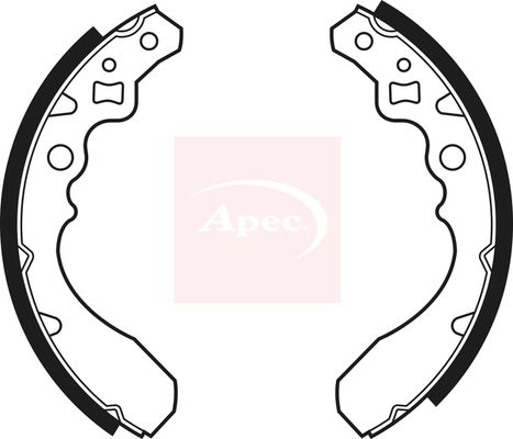 Apec SHU490 Brake Shoe Set - 1