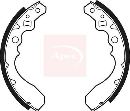 Apec SHU490 Brake Shoe Set - 1