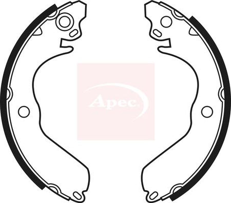 Apec SHU501 Brake Shoe Set - 1