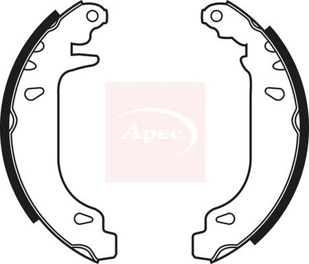 Apec SHU505 Brake Shoe Set - 1
