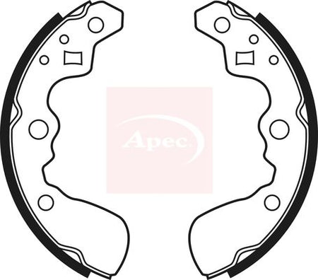 Apec SHU515 Brake Shoe Set - 1