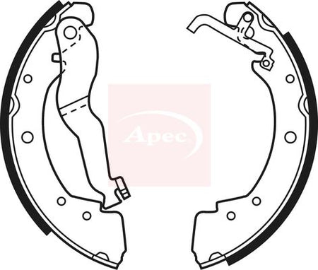 Apec SHU526 Brake Shoe Set - 1