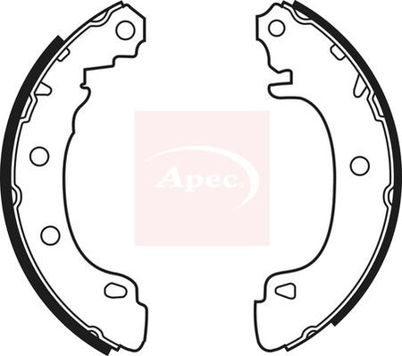 Apec SHU541 Brake Shoe Set - 1
