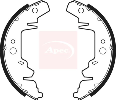 Apec SHU550 Brake Shoe Set - 1
